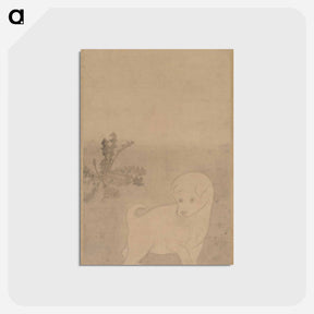アートポストカード-Puppy with Dandelions
 - クリーブランド美術館 Postcard.