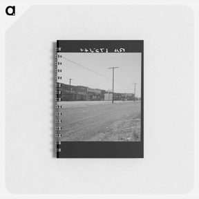 アートメモ帳-Main street. Drew, Mississippi. - ドロテア ラング Memo.