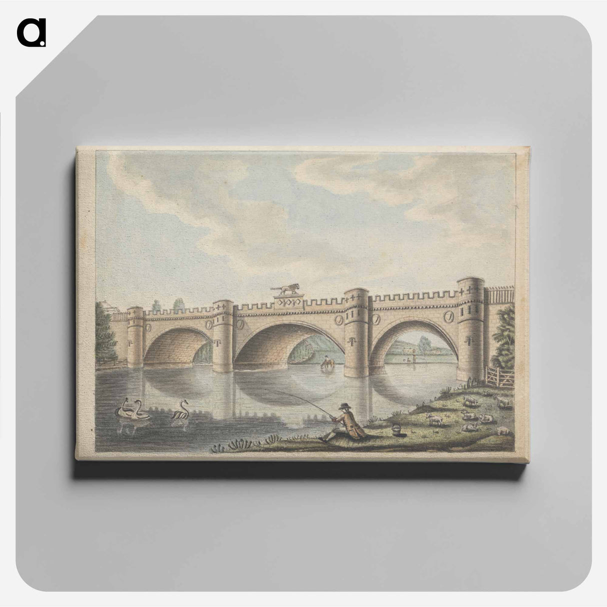 アートパネル-Bridge at Alnwick Castle, Northumberland
 - イェール大学アートギャラリー Canvas.