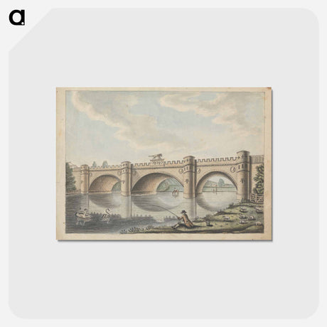 アートポストカード-Bridge at Alnwick Castle, Northumberland
 - イェール大学アートギャラリー Postcard.