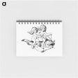 アートメモ帳-Babies Riding on a Fish
 - 大英図書館 Memo.