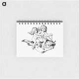 アートメモ帳-Babies Riding on a Fish
 - 大英図書館 Memo.
