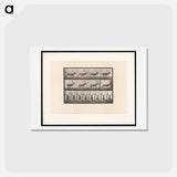 アートポストカード-Running Elk
 - エドワード マイブリッジ Postcard.