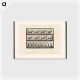 アートポストカード-Running Elk
 - エドワード マイブリッジ Postcard.