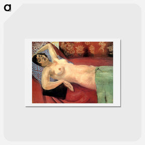 アートポストカード-Nude With a Green Shawl - アンリ マティス Postcard.