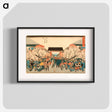 アートポスター-Cherry Blossom Time at Nakanochō in the Yoshiwara
 - 歌川 広重 Poster.