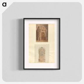 アートポスター-Doorway in one of the Rooms at Montacute House / Door of Library at Montacute House
 - イェール大学アートギャラリー Poster.