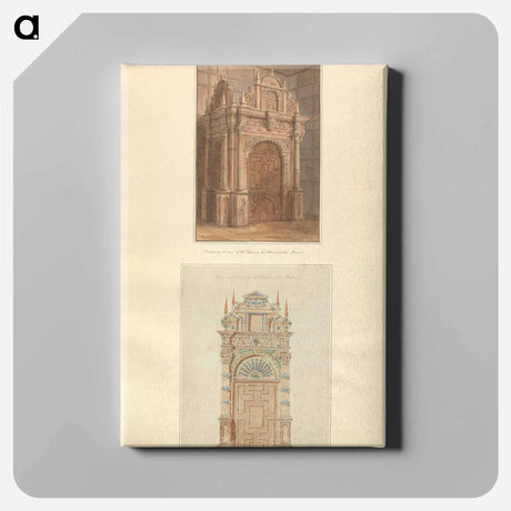 アートパネル-Doorway in one of the Rooms at Montacute House / Door of Library at Montacute House
 - イェール大学アートギャラリー Canvas.