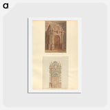 アートポストカード-Doorway in one of the Rooms at Montacute House / Door of Library at Montacute House
 - イェール大学アートギャラリー Postcard.
