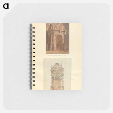 アートメモ帳-Doorway in one of the Rooms at Montacute House / Door of Library at Montacute House
 - イェール大学アートギャラリー Memo.