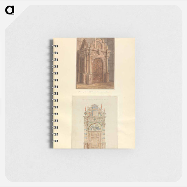 アートメモ帳-Doorway in one of the Rooms at Montacute House / Door of Library at Montacute House
 - イェール大学アートギャラリー Memo.