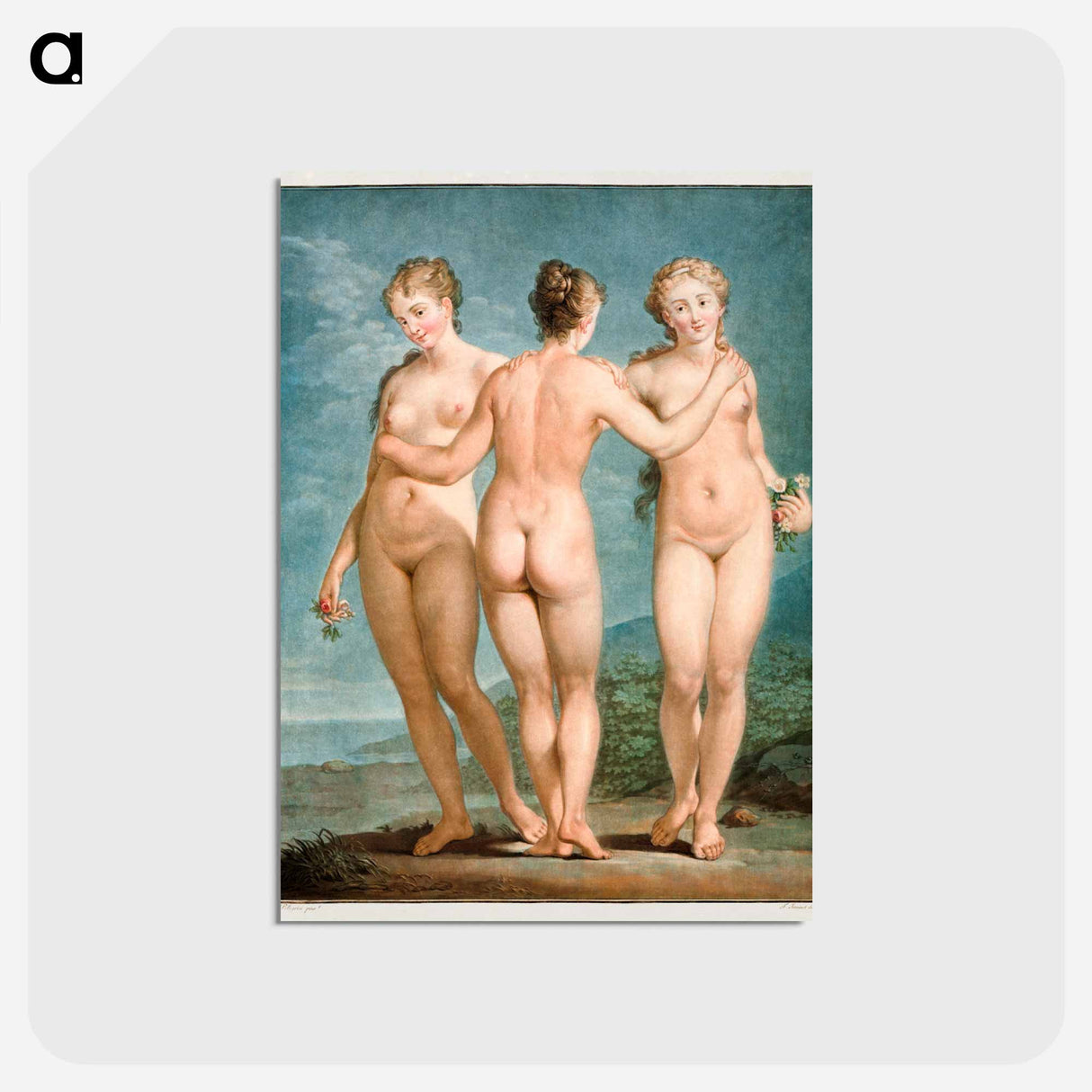 アートポストカード-The Three Graces
 - クリーブランド美術館 Postcard.