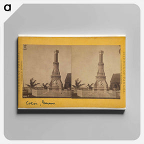 アートパネル-Monument to Aspinwall, Chauncey and Stephens
 - エドワード マイブリッジ Canvas.