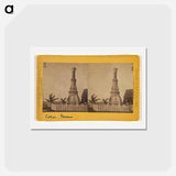 アートポストカード-Monument to Aspinwall, Chauncey and Stephens
 - エドワード マイブリッジ Postcard.