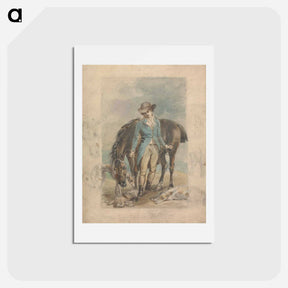アートポストカード-A Young Man with a Horse, with Studies of Hounds and Dead Hare
 - イェール大学アートギャラリー Postcard.