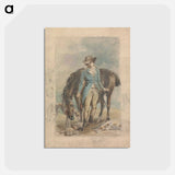 アートポストカード-A Young Man with a Horse, with Studies of Hounds and Dead Hare
 - イェール大学アートギャラリー Postcard.