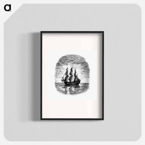 アートポスター-Ship at Sea
 - 大英図書館 Poster.