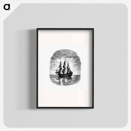 アートポスター-Ship at Sea
 - 大英図書館 Poster.