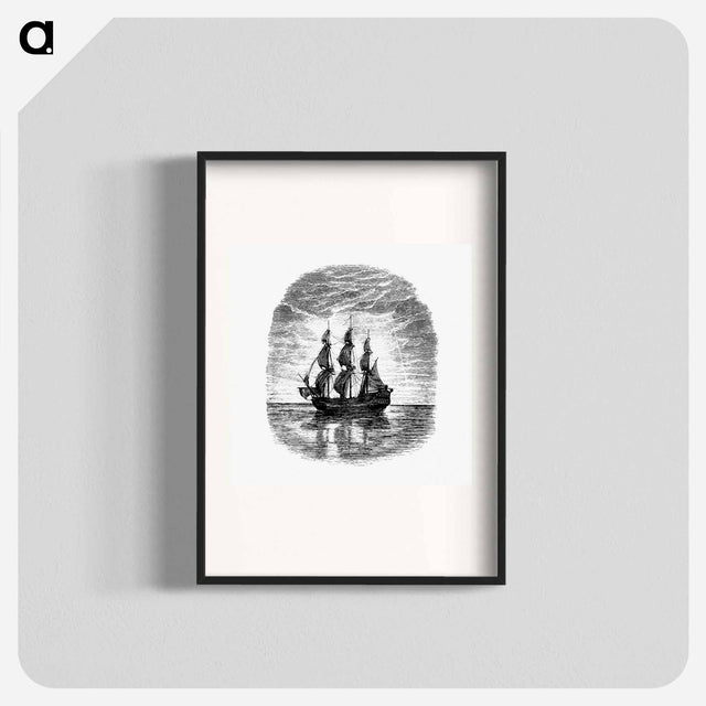アートポスター-Ship at Sea
 - 大英図書館 Poster.