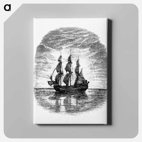 アートパネル-Ship at Sea
 - 大英図書館 Canvas.