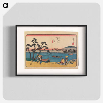 No. 52, Ōta
 - 歌川 広重 Poster.
