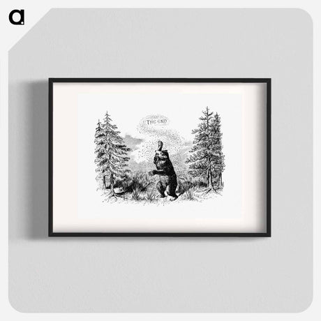 アートポスター-The Wolverine from Nimrod In The North, Or Hunting And Fishing Adventures In The Arctic Regions
 - 大英図書館 Poster.