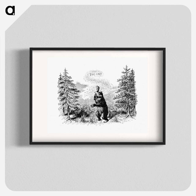 アートポスター-The Wolverine from Nimrod In The North, Or Hunting And Fishing Adventures In The Arctic Regions
 - 大英図書館 Poster.