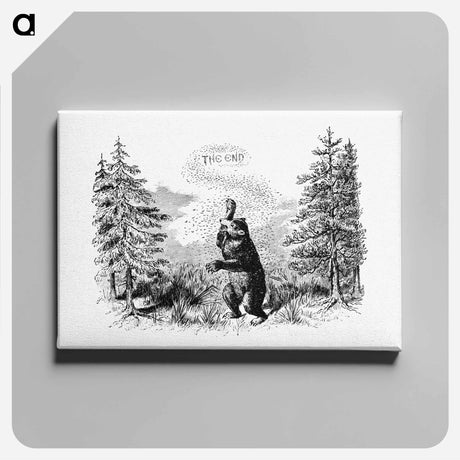 アートパネル-The Wolverine from Nimrod In The North, Or Hunting And Fishing Adventures In The Arctic Regions
 - 大英図書館 Canvas.