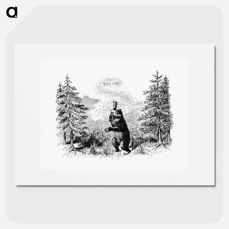 アートポスター-The Wolverine from Nimrod In The North, Or Hunting And Fishing Adventures In The Arctic Regions
 - 大英図書館 Poster.
