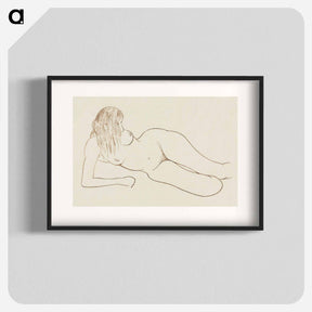 アートポスター-Reclining Nude Woman
 - クリーブランド美術館 Poster.