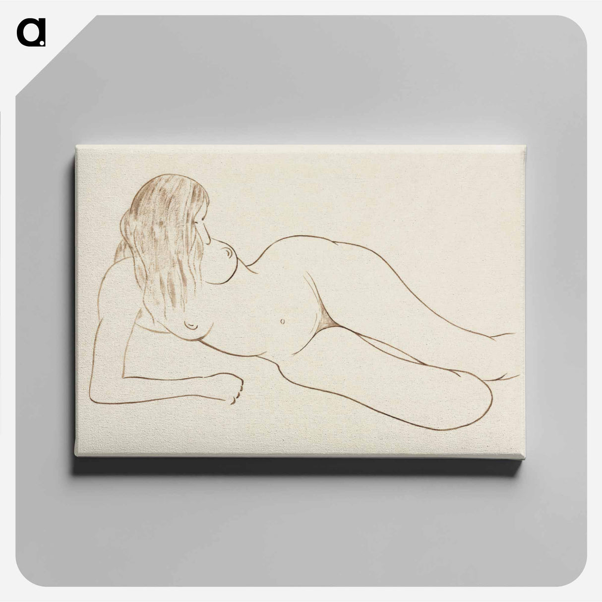 アートパネル-Reclining Nude Woman
 - クリーブランド美術館 Canvas.