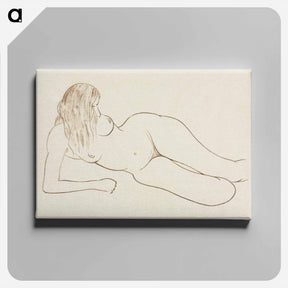 アートパネル-Reclining Nude Woman
 - クリーブランド美術館 Canvas.