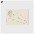 アートポストカード-Reclining Nude Woman
 - クリーブランド美術館 Postcard.