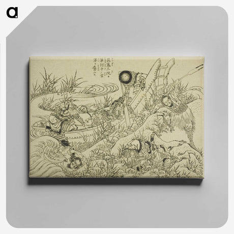 7-55_Katsushika-Hokusai_canvas