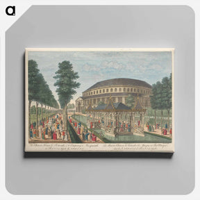 アートパネル-The Chinese House, the Rotunda, & the Company in Masquerade in Renelagh Gardens
 - イェール大学アートギャラリー Canvas.