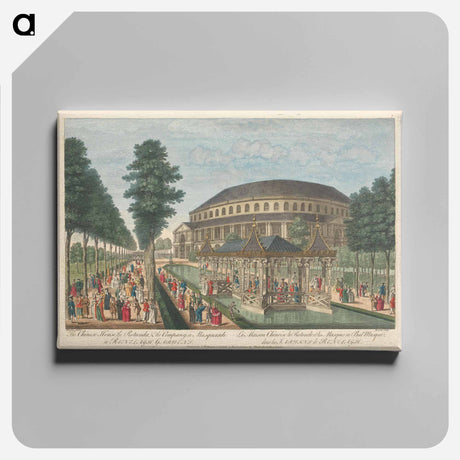 アートパネル-The Chinese House, the Rotunda, & the Company in Masquerade in Renelagh Gardens
 - イェール大学アートギャラリー Canvas.