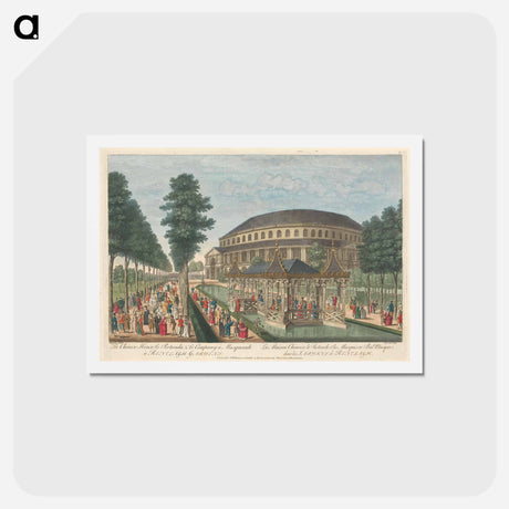 アートポストカード-The Chinese House, the Rotunda, & the Company in Masquerade in Renelagh Gardens
 - イェール大学アートギャラリー Postcard.