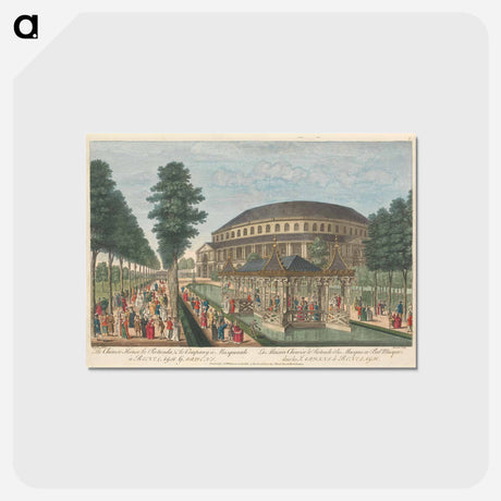 アートポストカード-The Chinese House, the Rotunda, & the Company in Masquerade in Renelagh Gardens
 - イェール大学アートギャラリー Postcard.