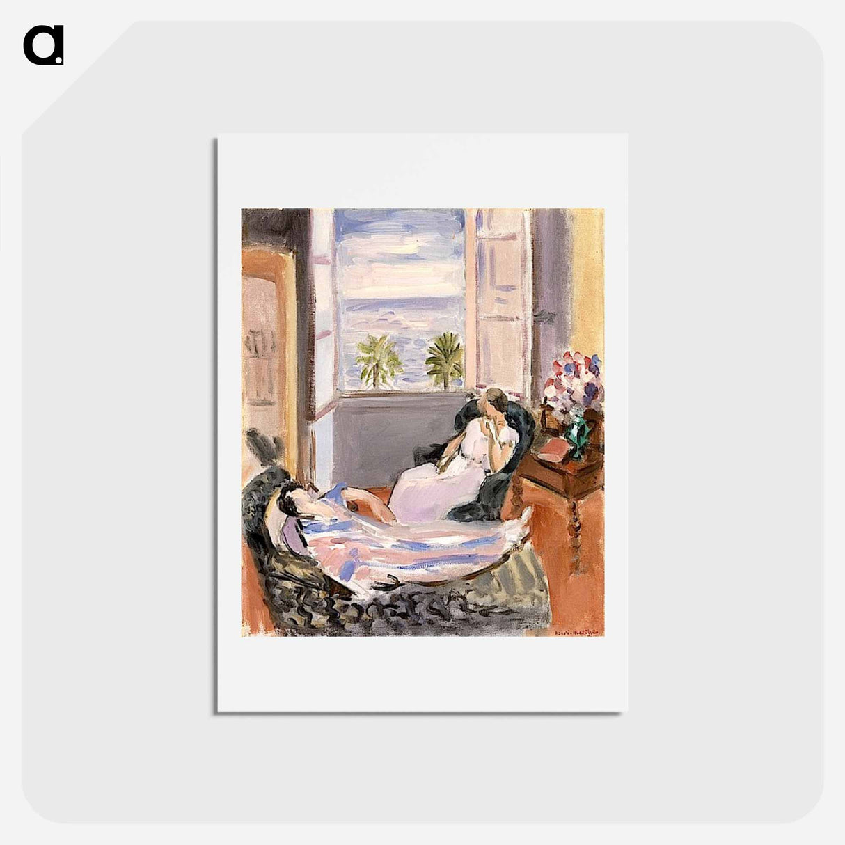 アートポストカード-Confidence - アンリ マティス Postcard.