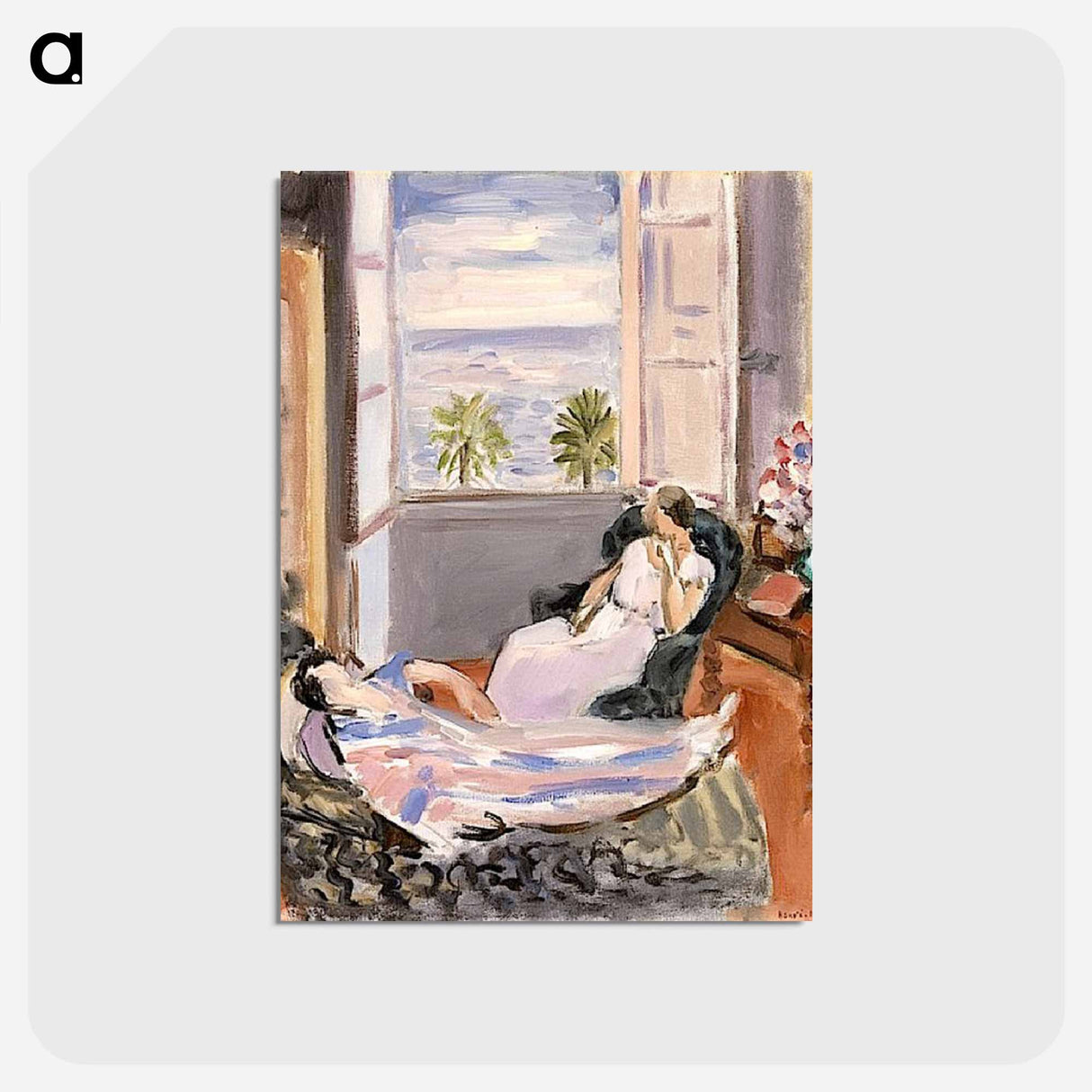 アートポストカード-Confidence - アンリ マティス Postcard.