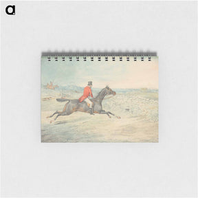アートメモ帳-Rider on a Brown Horse Going at a Wall
 - イェール大学アートギャラリー Memo.