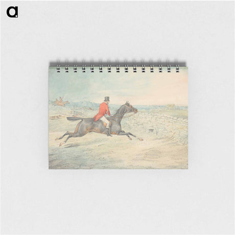 アートメモ帳-Rider on a Brown Horse Going at a Wall
 - イェール大学アートギャラリー Memo.