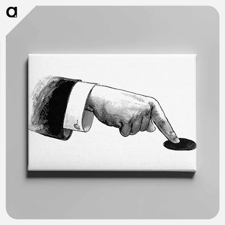 アートパネル-Hand Pointing from Illustrated Penny Tales
 - 大英図書館 Canvas.