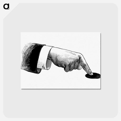 アートポストカード-Hand Pointing from Illustrated Penny Tales
 - 大英図書館 Postcard.