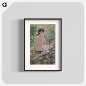 アートポスター-Seated Nude Lady
 - クリーブランド美術館 Poster.