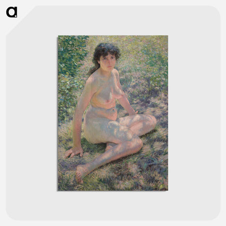 アートポストカード-Seated Nude Lady
 - クリーブランド美術館 Postcard.