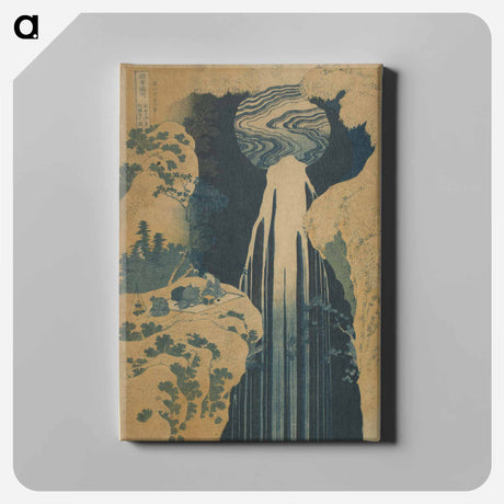 アートパネル-De Amida waterval langs de Kisokaido - 葛飾 北斎 Canvas.