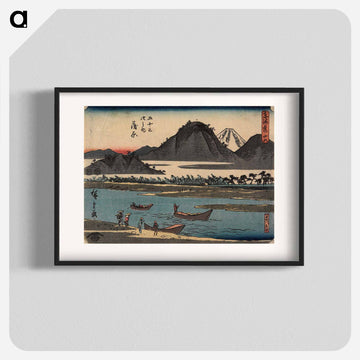 No. 16 Kanbara
 - 歌川 広重 Poster.