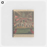 アートメモ帳-The Inthronization of their Majesties also a View of the West End of the Choir of St. Peters in Westminster, and of the manner of Placing and Seating the Company in that Part of the Choir
 - イェール大学アートギャラリー Memo.