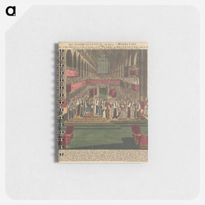アートメモ帳-The Inthronization of their Majesties also a View of the West End of the Choir of St. Peters in Westminster, and of the manner of Placing and Seating the Company in that Part of the Choir
 - イェール大学アートギャラリー Memo.